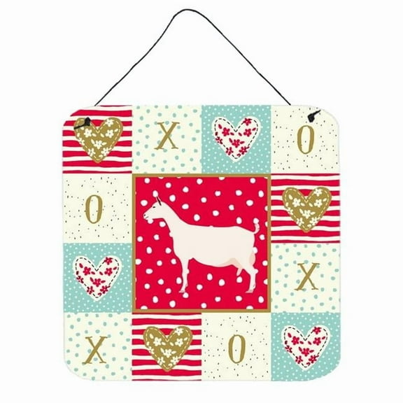 Saanen Goat Love Wall or Door Hanging Prints