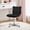 Black Shimmer, variant on Carolayne 13.8-18.9'' Adjustable Vanity Chair, 360° Swivel Upholstered Ottoman Stool for Makeup Room Living Room, Pink