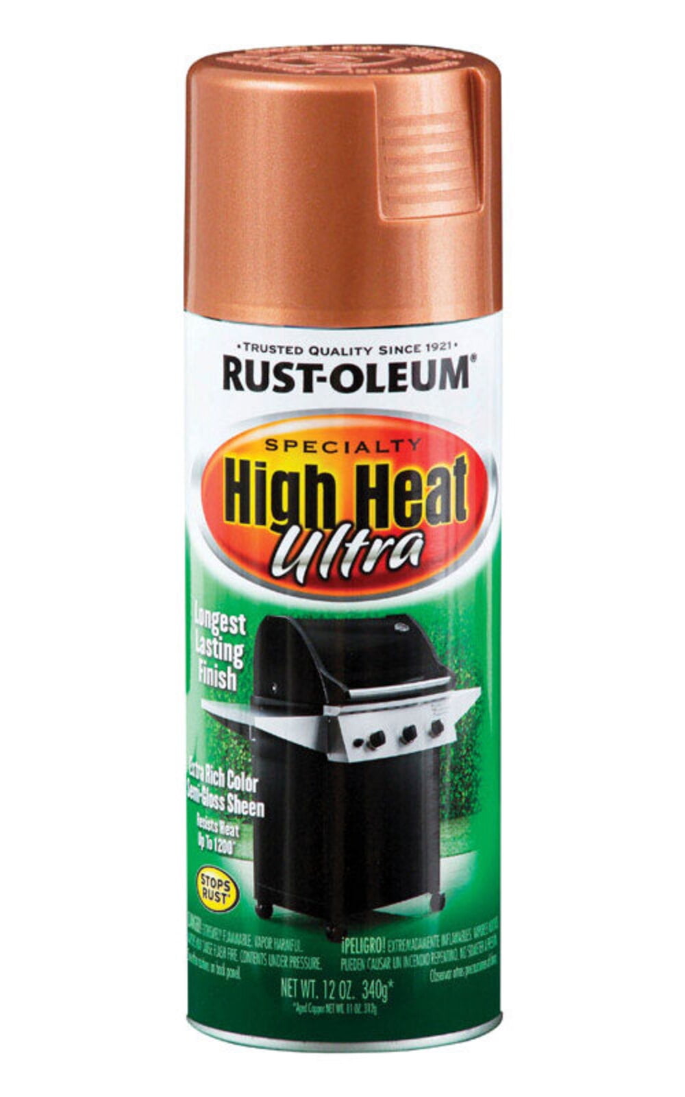 Rust-Oleum Ultra High Heat Spray Paint Enamel - Walmart.com