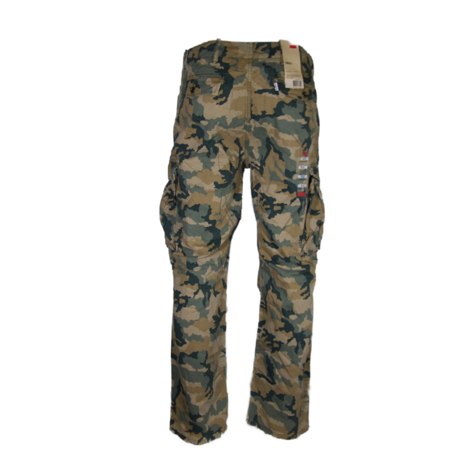 Relaxed Fit Camouflage Cargo 