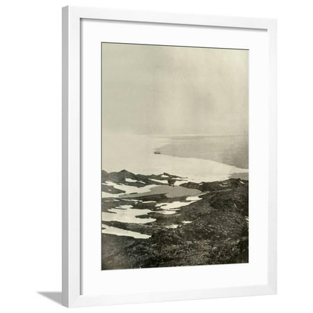 'The Ship off Pram Point, Just Before Leaving for the North', c1908, (1909) Framed Print Wall