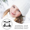thumbnail image 2 of Gorro de peluche con orejas de panda para mujer, con orejas de animal, ideal para fiestas de cosplay, 2 of 7