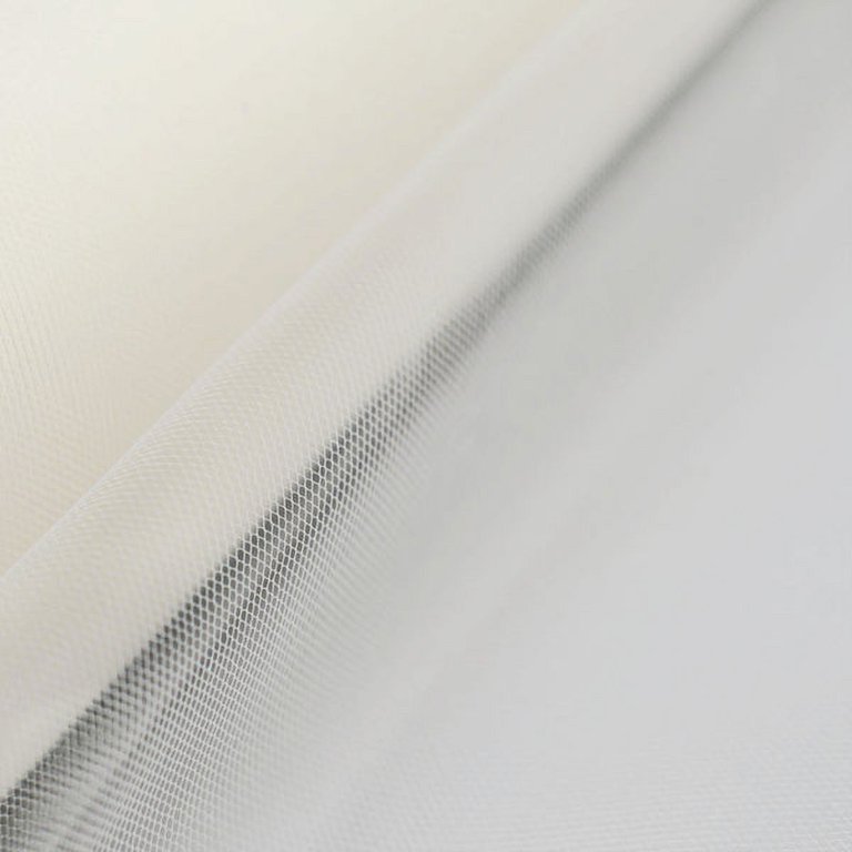 White Tulle Fabric Bolt, Sheer Fabric Spool Roll