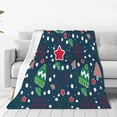 thumbnail image 1 of Balery Christmas Manta de Felpa Suave y Acogedora – Cobija de Franela Aterciopelada para Cama, Lavable y Cálida para Sofá, Mascotas, Transpirable-40"x30", 1 of 7