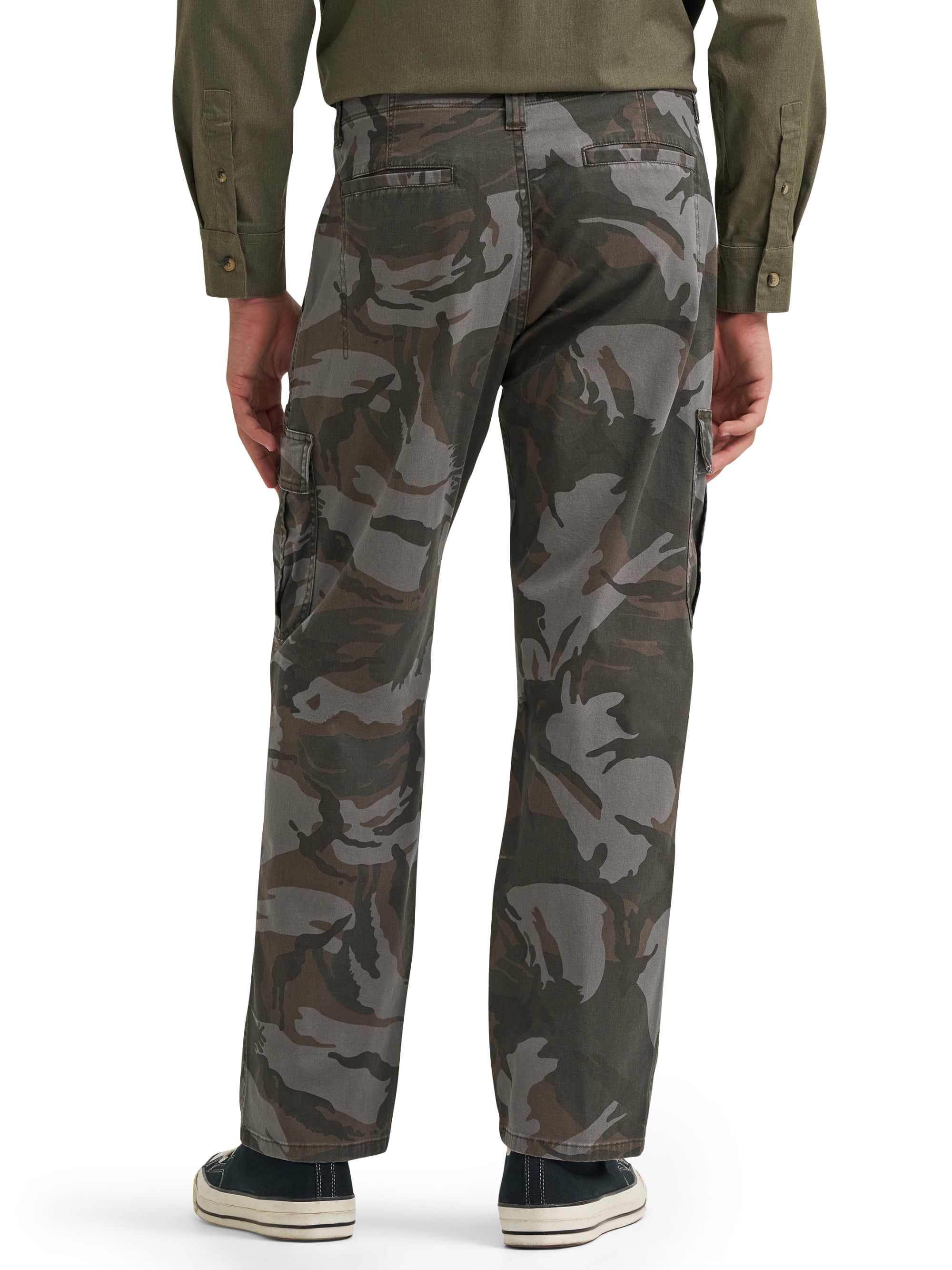 Wrangler Men's and Big Men's Relaxed Fit Cargo Pants With Stretch