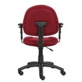 thumbnail image 4 of Boss Office Products DX Posture Office Chair with Adjustable Arms in Burgundy, 4 of 4