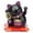 Black, variant on M Buder Wealth Welcoming Cat Solar Powered Cute Lucky Fortune Cat with Waving Arm for Home Office Car Dashboard Desk Decoration Figurine Ornament (White Variant 2.6x2.8x3.1 inches / 6.5x7x8 cm)