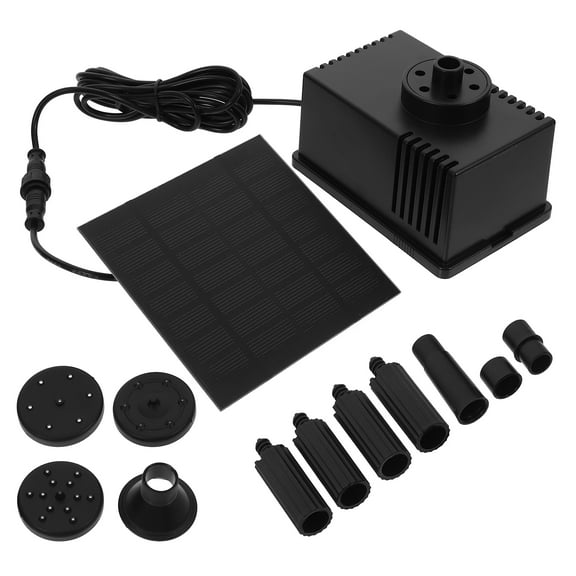Supvox Solar Pond Fountain Pump for Garden Enthusiasts 1 Set 4.3*4.3*3.5in