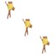 thumbnail image 5 of Jumpingount Poliéster Señoras Plegable Moda Bohemio Romántico Transpirable Verano Vacaciones Compras Playa Faldas Amarillo Type1 NO1, 5 of 6