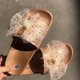 thumbnail image 5 of Moda mujer tobillo correa encaje verano diapositiva sandalias planas chanclas Shose Wmkox8yii  hj789, 5 of 6