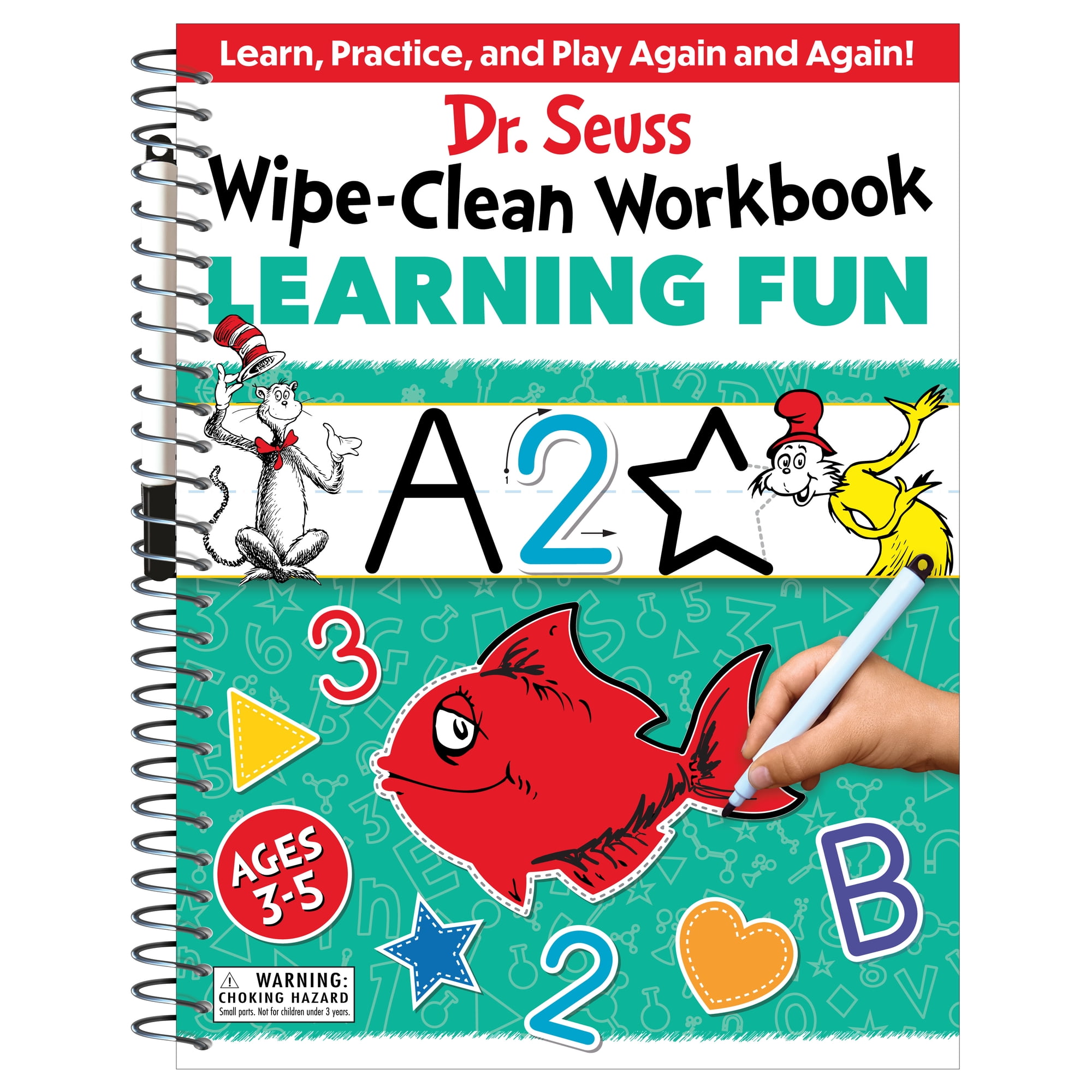 Dr. Seuss Wipe-Clean Workbook: Learning Fun: Activity Workbook for Ages 3-5 (Paperback)