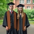 thumbnail image 7 of Kdxio Fall Buffalo Plaid Graduation Stole Class, Graduation Sash, Unisex Adult 36" Academic Commencements-Sharp Corner, 7 of 7