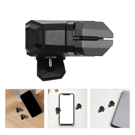 NICEXMAS Compact Mobile Gaming Controller 1 Pair with Physical Finger Assist and High Sensitivity for Smartphones