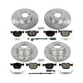 thumbnail image 3 of PowerStop Front and Rear Z23 Evolution Sport Carbon-Fiber Ceramic Brake Pad and Drilled & Slotted Rotor Kit Fits: BMW Select Models K5718, 3 of 10