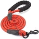 thumbnail image 1 of Correa de nailon para perro con asa acolchada y luz reflectante, correa fuerte para mascotas, correa de perro de cuerda redonda reflectante (rojo M) Rojo Verde MX-0127711FYD, 1 of 5