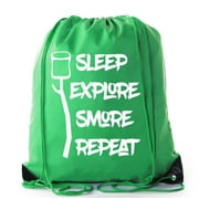 Mato & Hash Camp Drawstring Backpack for All Types of Camps and Birthday Parties