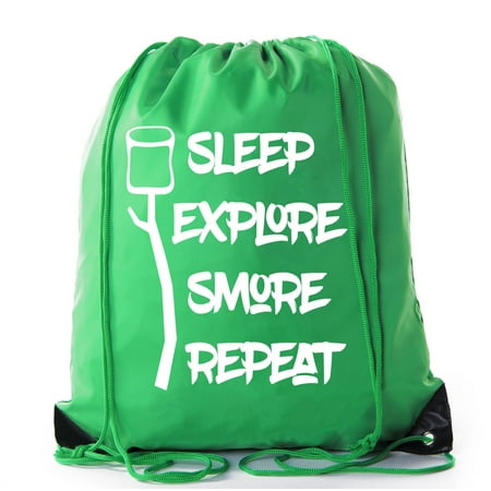 Mato & Hash Camp Drawstring Backpack for All Types of Camps and Birthday Parties