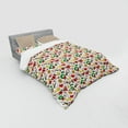 thumbnail image 3 of Ambesonne Christmas Bedding Set 3 Pcs, Poinsettia Flower, Twin XL, Multicolor, 3 of 3