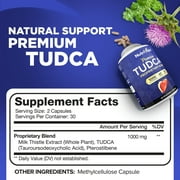 Nutrivein TUDCA Liver Support Supplement - 1000 Mg Per Serving - 60 Capsules