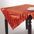 thumbnail image 1 of Saro Lifestyle 820.TG84S 84 in. Palestrina Square Circle Design Tablecloth - Tangerine, 1 of 1