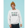 thumbnail image 2 of My Favorite Human Design Sweatshirt Men -GoatDeals Designs, Male 3X-Large, 2 of 4