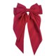 thumbnail image 1 of Pasadores de lazo para el pelo de satén para mujer, pinzas para el pelo con lazos en capas, cola larga, horquilla de Color sólido, pasadores para el cabelloGran rojo1pcs, 1 of 5