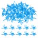 thumbnail image 1 of Uxcell 100-Pack Clips de Orquídea de Plástico para Jardín Clips de Soporte para Plantas de Orquídea Libélula [Azul], 1 of 1