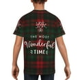 thumbnail image 5 of Wukai Wonderful Time Christmas Youth Unisex Short Sleeve T-Shirt for Boys, Girls, Teens, and Kids-Large, 5 of 7