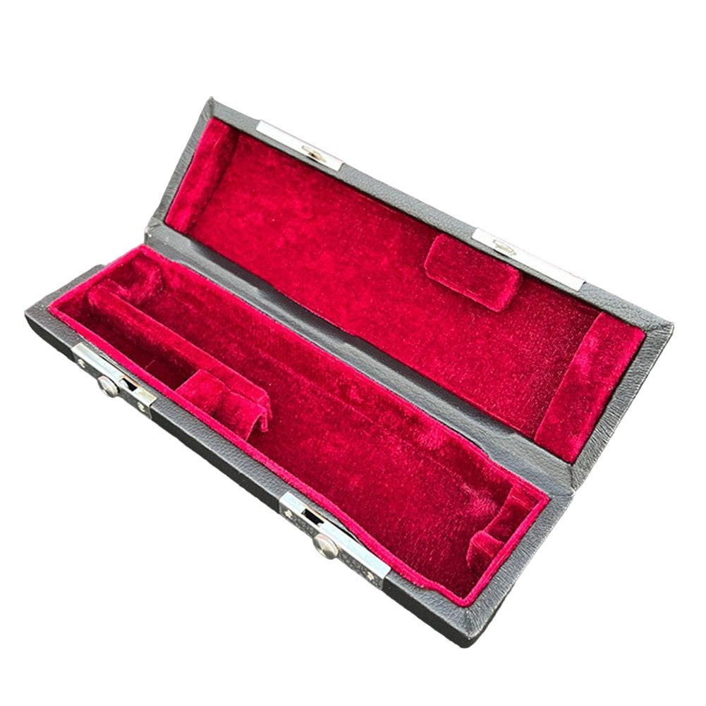Gerich Lightweight and Compact Black Flute Case Stylish and Reliable PU Leather Bag