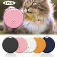 thumbnail image 1 of OUSITAID 2 Pack Cat Dog GPS Bluetooth 5.0 Tracker Anti-Lost Device Pet Kids Bag Wallet Tracking Smart Finder Locator, 1 of 1