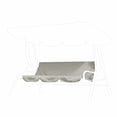 thumbnail image 3 of Fondo de Cojín para asiento de Hamaca, Columpio de 3 Plaza, Tafetán de Poliéster Impermeable, Fácil de Limpiar, Adecuada para Patio de Jardín Al Aire Libre, 3 of 7