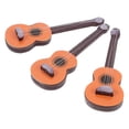 thumbnail image 2 of MOVTOTOP 3pcs Simulation Musical Instruments Mini Guitar Models Doll House Instrument, 2 of 8