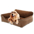 thumbnail image 1 of Euchirus Pet Dog Bed - Soft Plush Orthopedic Washable Dog Sofa with Waterproof Bottom, 1 of 15