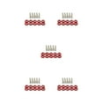 thumbnail image 2 of Baohd Sturdy And Durable Car Screw Bonnet Gaskets Made With Materials Easy To Install Car Modification Gasket Screws Red screw 5Set, 2 of 6