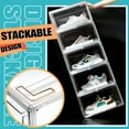 thumbnail image 6 of Clear Sneaker Box:  Acrylic Stackable Shoe Box with Lids 1 Pack, 6 of 8