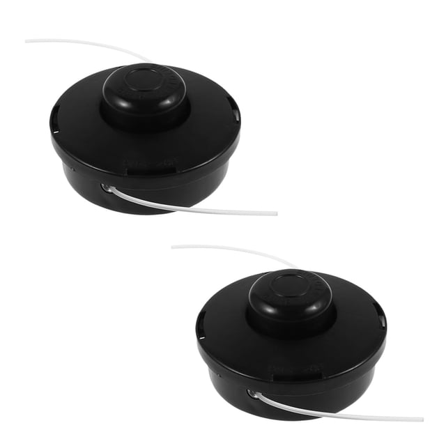 Cabezales de desbrozadora universales M10 x 1,25, cabezal de carrete de desbrozadora de gasolina universal compatible con desbrozadora de gasolina de jardín, desbrozadora eléctrica (2