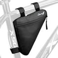 thumbnail image 1 of Bobilife Bolsa De Cuadro Triangular Para Bicicleta - Bolsa Delantera Para Manillar De Bicicleta Bolsa De Almacenamiento Para Sillín Para Bicicletas De Carretera Y De Montaña (Negro), 1 of 5
