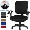 thumbnail image 5 of Stretch Office Computer Chair Seat Covers, Removable Washable Anti-dust Desk Chair Seat Cushion Protectors for Computer Chair, 5 of 10
