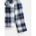 thumbnail image 3 of Wonder Nation Boys' Flannel Shirt with Long Sleeves, Sizes 4-18 & Husky, 3 of 3