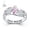 Platinum Plated, variant on USA Mementos Custom Women’s Sterling Silver Class Ring for High School & College Graduates