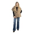 thumbnail image 4 of Time and Tru Womens Faux Shearling Vest, Tan, 4 of 9