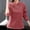 Red, variant on Pajamas Tops for Women Long Sleeve Shirts Casual V Neck Base Layer Tops Loose Fitted Loungewear