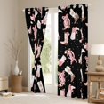 thumbnail image 3 of Feelyou Pink Bowknot Boot Black Out Curtains for Kids, Western Cowgirl Cowboy Curtains Pack of 2 (42x63 Each), Cartoon Stars Print Bedroom Curtains, Black Out Curtains Decor, 3 of 6