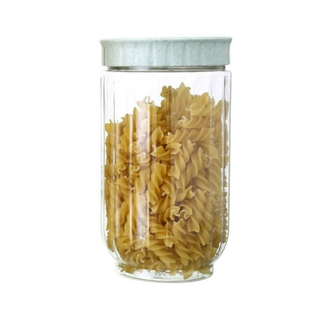 

Wiueurtly Storage Bins Closet Household Jar M Snacks Storage Sealed Transparent Tank Kitchen Grains Housekeeping & Organizers Storage Containers with Wheels Floral Stem Storage Foldable Organizer