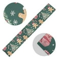 thumbnail image 5 of Yayeee Table Runner 70 inches Long Home Kitchen Dinning Party Decoration, Red Christmas Gingerbread, 5 of 7