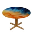 thumbnail image 3 of Acheng 0_0 (73) Round Tablecloth, Polyester Fiber, Multiple Sizes, Machine Washable 38-42, 3 of 8