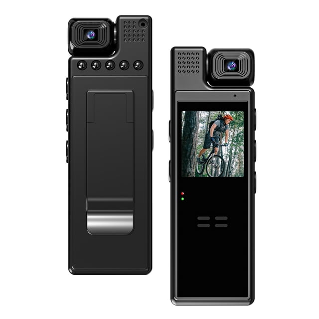 CámaRa 4K Uhd Cuerpo con audio y video Grabación de 180 Cámara de video de la batería de 6 Horas de Lente de 6 Horas Con Detección de MoviNo de Pantalla tft de 1.3