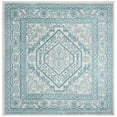 thumbnail image 3 of Safavieh Adirondack Xavier Oriental Area Rug, Ivory/Teal, 6' x 6' Square, 3 of 12