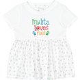 thumbnail image 3 of Inktastic My Lita Loves Me Grandchild Girls Baby Dress, 3 of 5