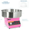 thumbnail image 7 of VIVO Pink Electric Commercial Cotton Candy Machine Floss Maker w/ Bubble Shield, 7 of 7